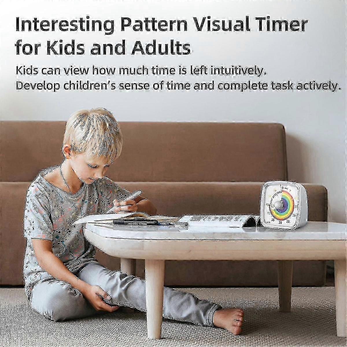 60 Minute Visual Timer With Night Light, Countdown Timer, Pomodoro ...