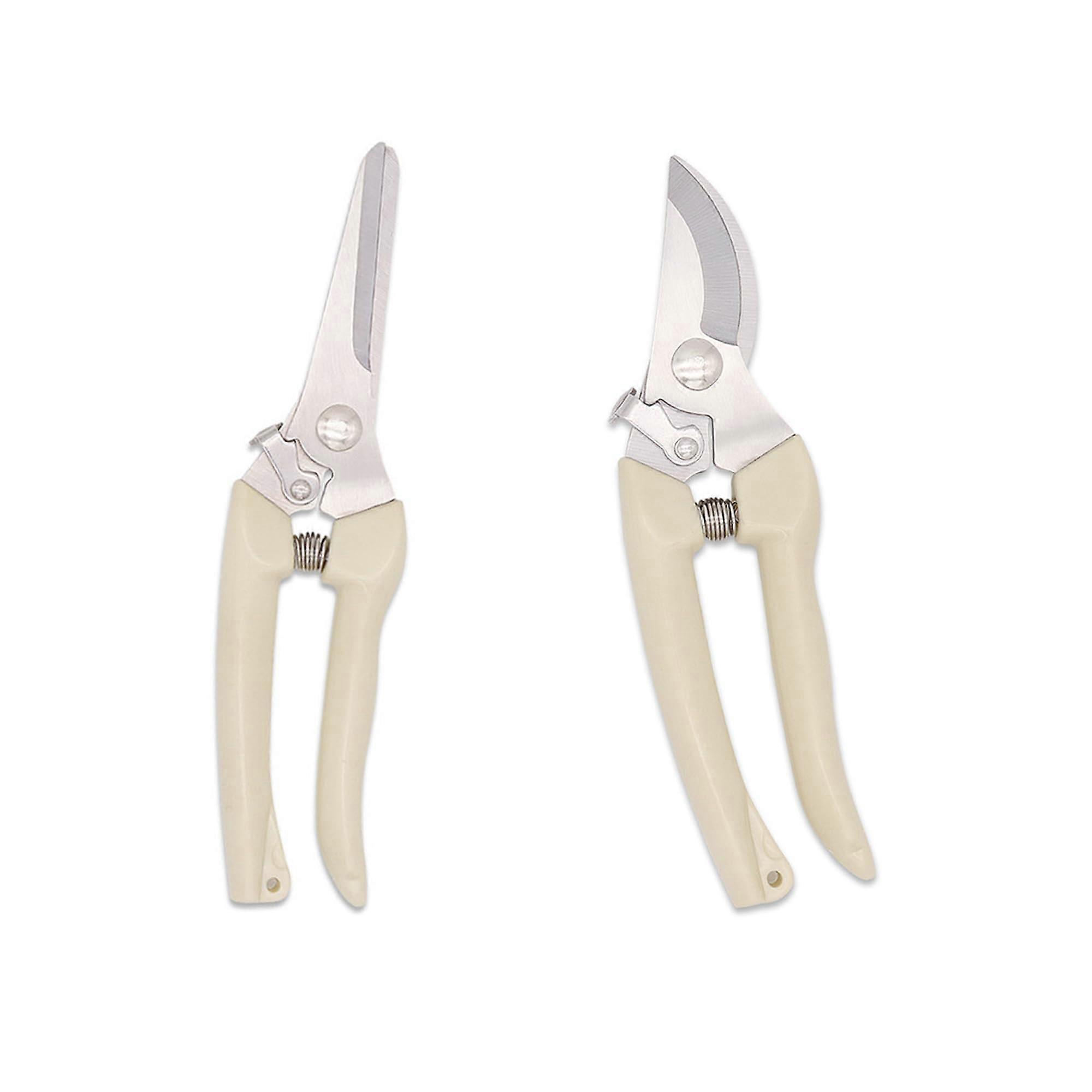 2 Pack Garden Pruning Shears Set for Florist and Yard