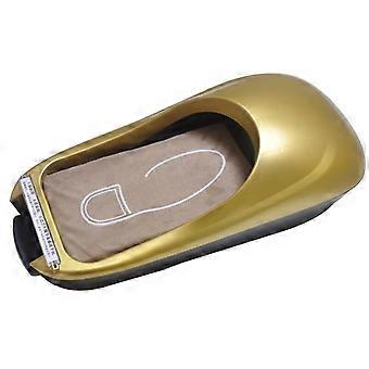 Automatic Shoe Cover Dispenser No Power Required Hands AntiSlip Waterproof Film Gold 1800pcs