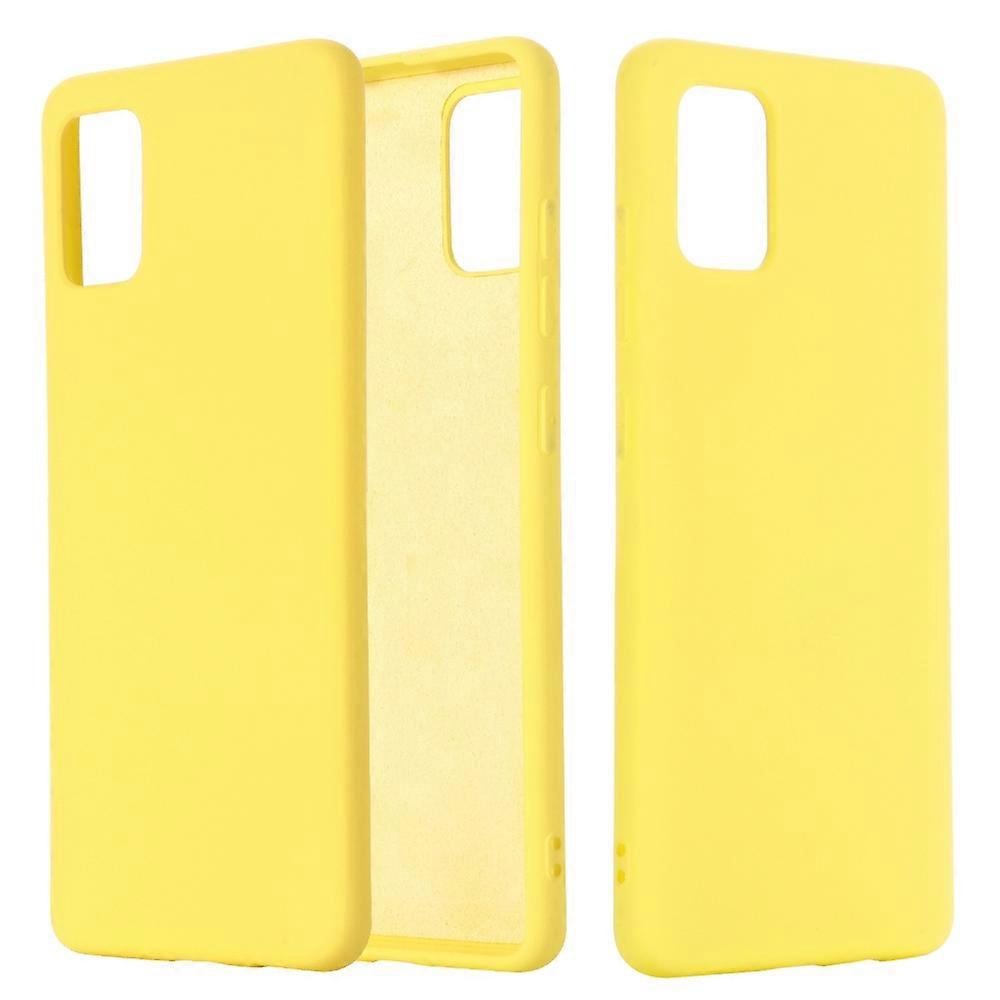 Solid Color Liquid Silicone Shockproof Full Coverage Protective Case For Galaxy A71