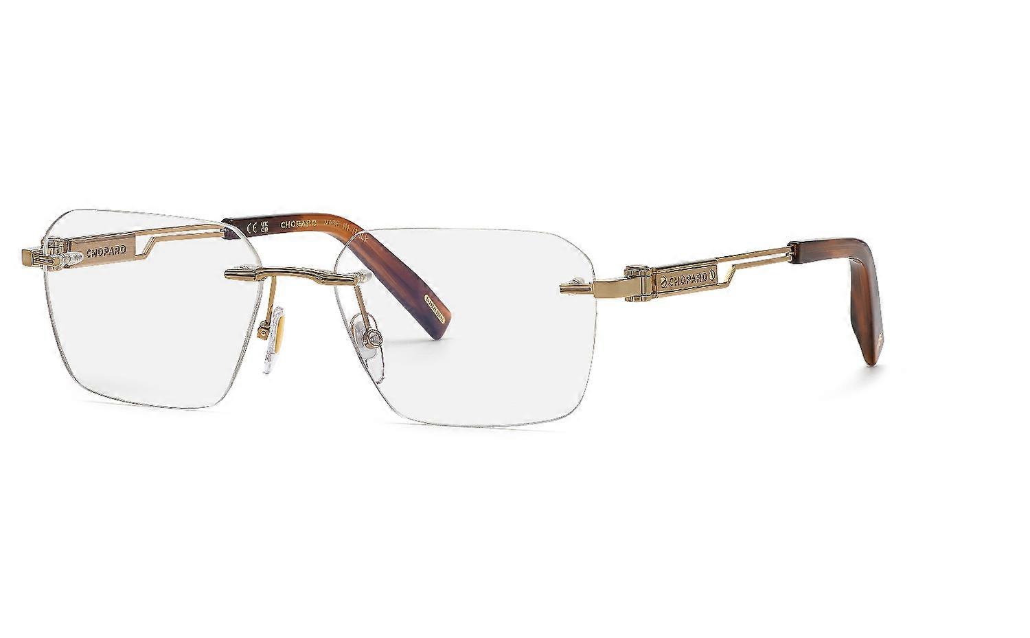 Eyewear Frames Chopard VCHG87 08FF ORO Grey LUCIDO 57/17/145 MAN