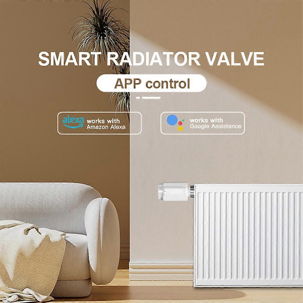 Thermostatic Radiator Valve Smart Radiator Valve Intelligent Thermostat Valve Supporting Mobile App Control Radiator Controller
