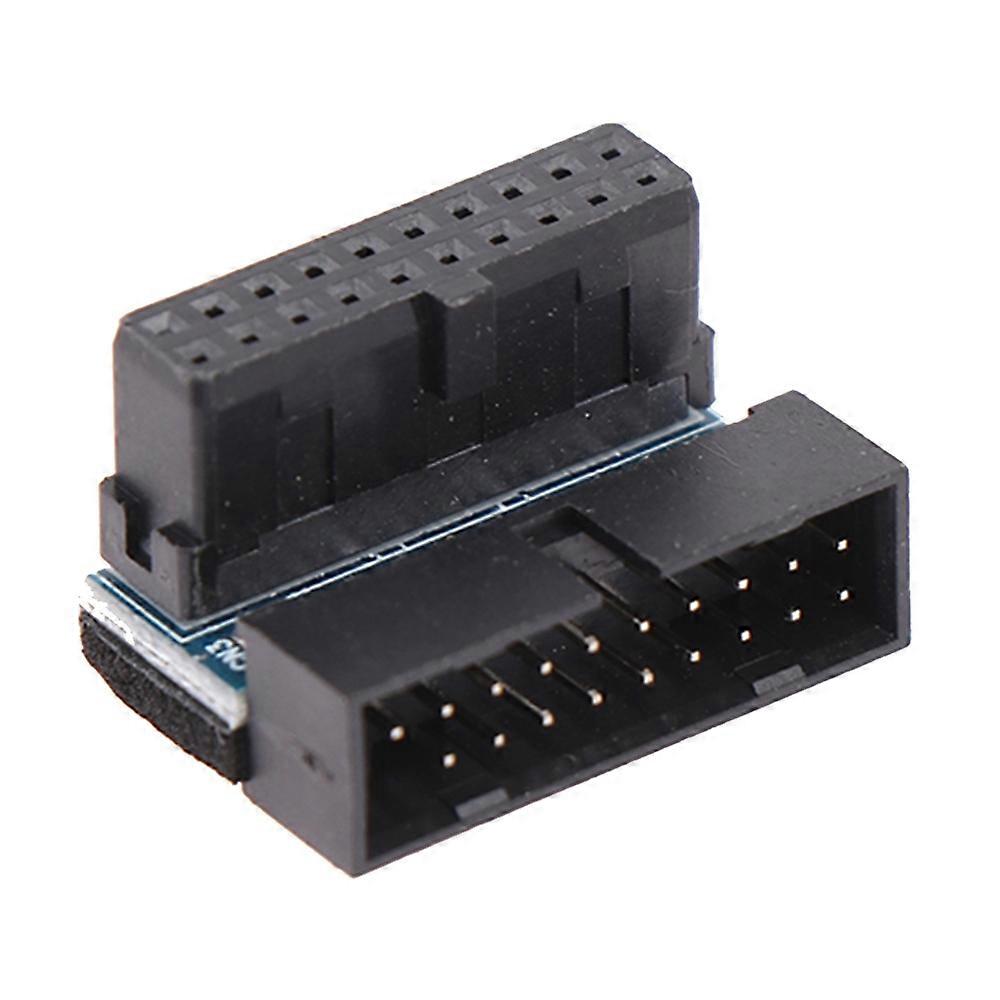 PH19B Płyta główna komputera stacjonarnego USB3.0 19Pin / 20Pin Pionowy adapter gniazda Pin Kątowy 90