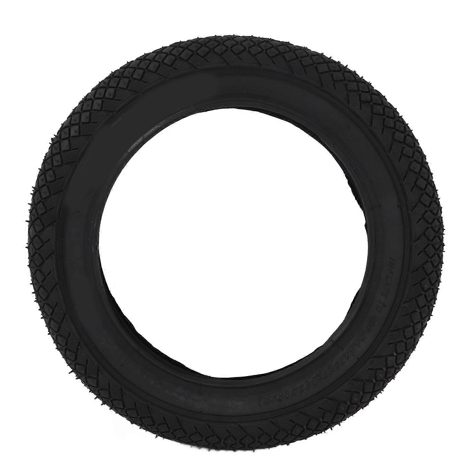Kid Thick Non Slip Rubber Tyre Children's Bicycle Checkered Pattern Tire Parts Accessories12x2.125