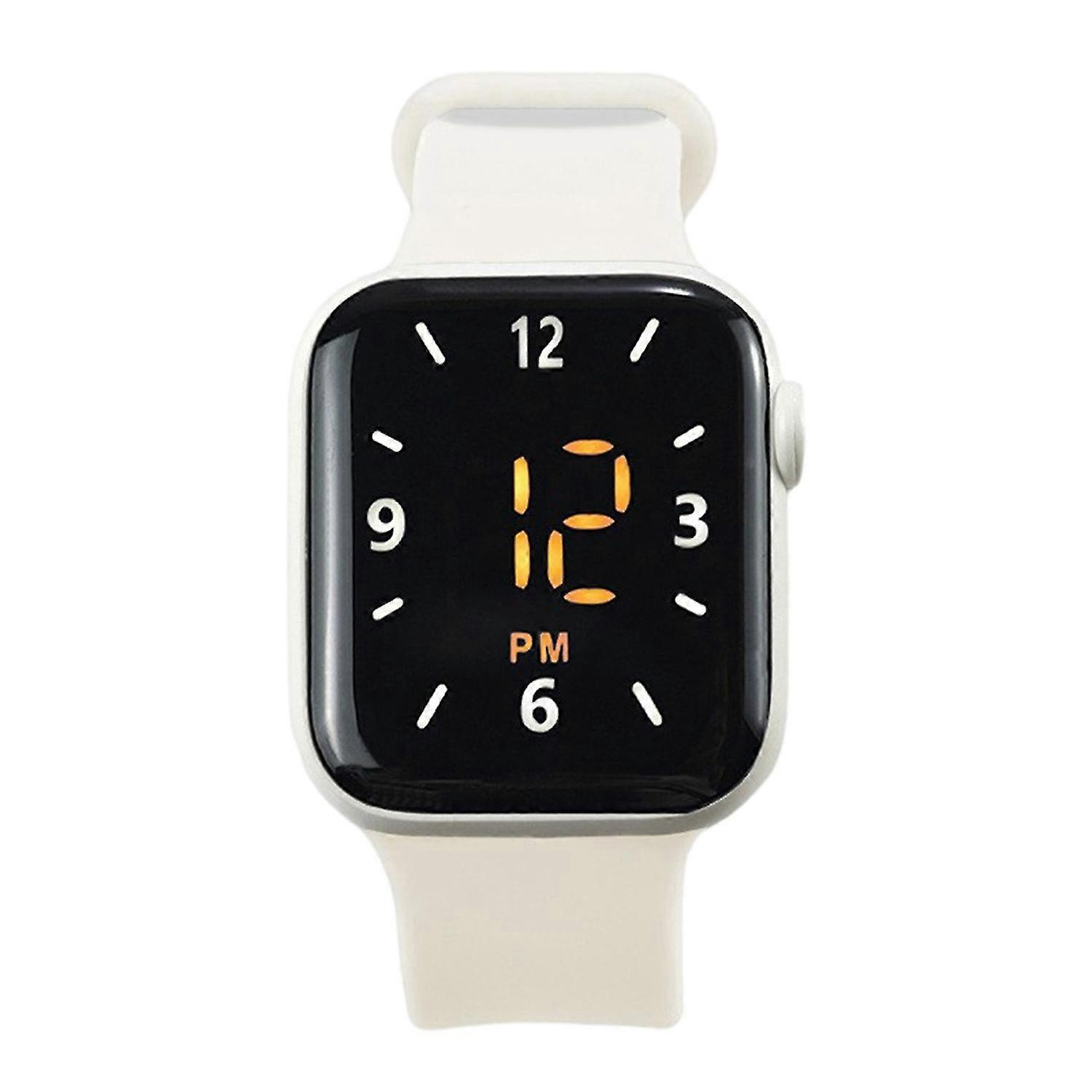 Waterproof Luminous Watch Smart LED Digital Display Touch Screen Accurate Time Comfortable Strap Spo