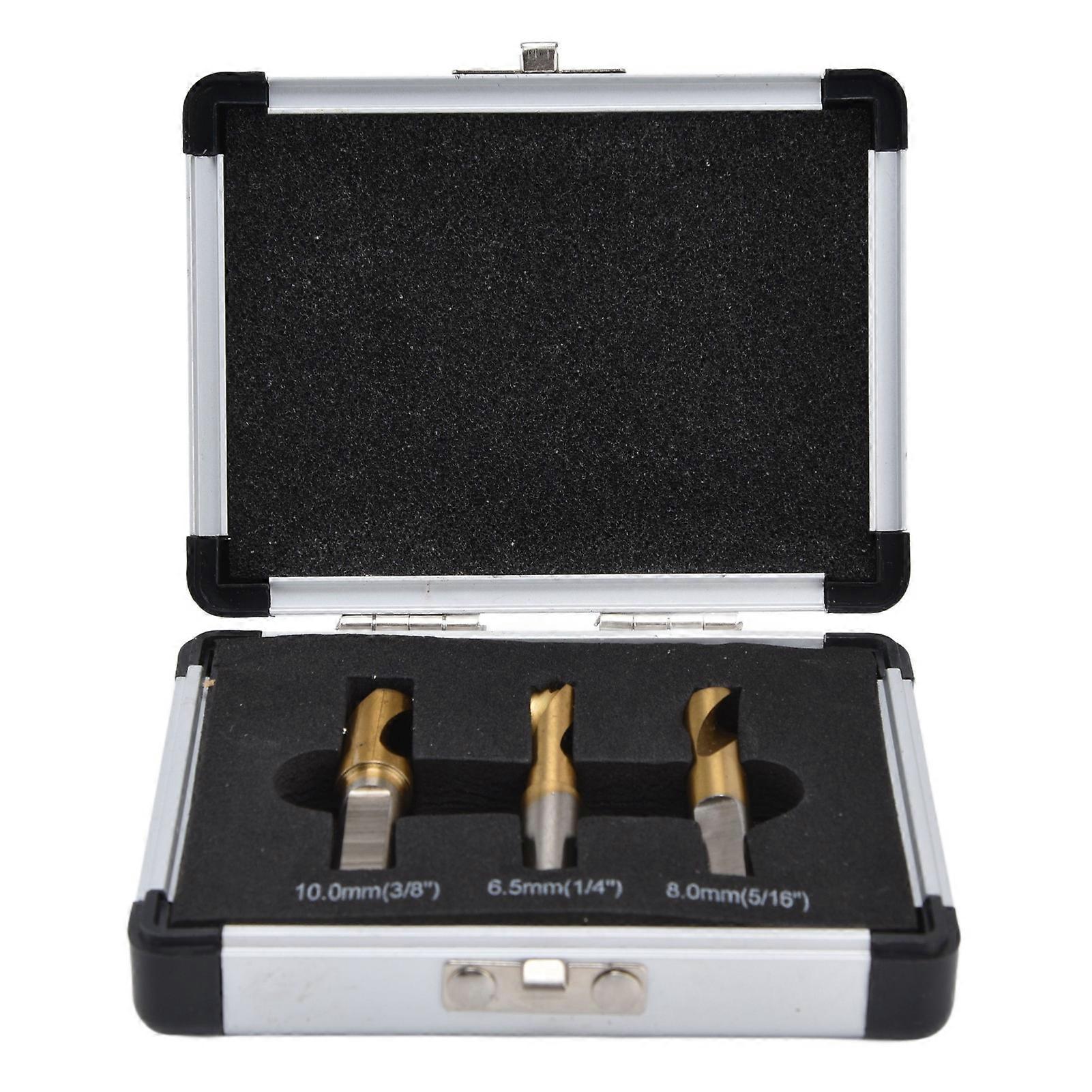3PCS High Speed Steel Weld Cutter Drill Bit Set, Wear Resistant Welding Tools for Metal Cutting and Fabrication