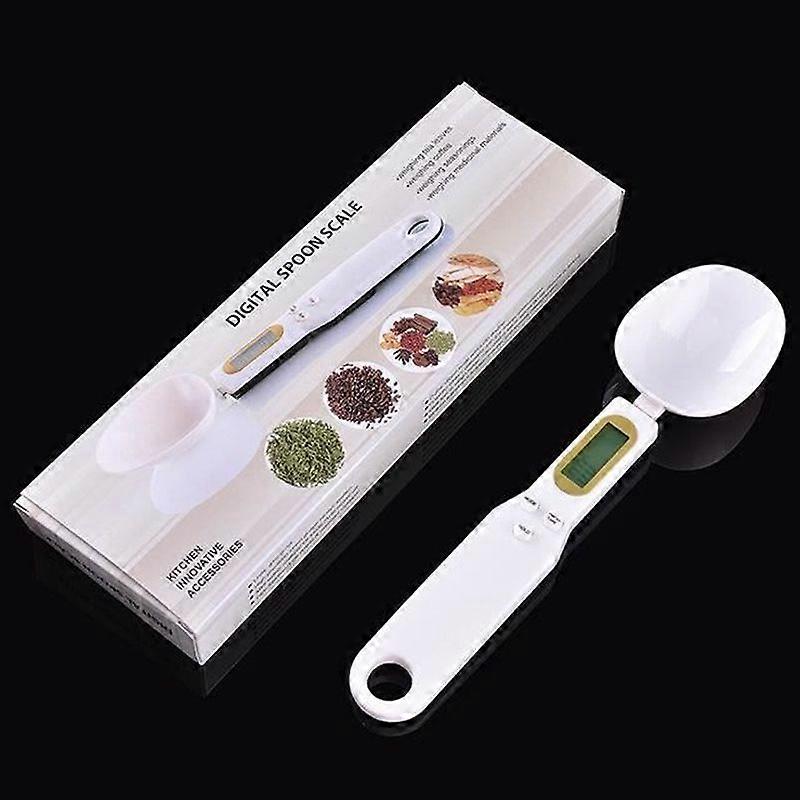 Electronic spoon scale - Unknown brand - White 500G01 - Reset - Tare - Lock