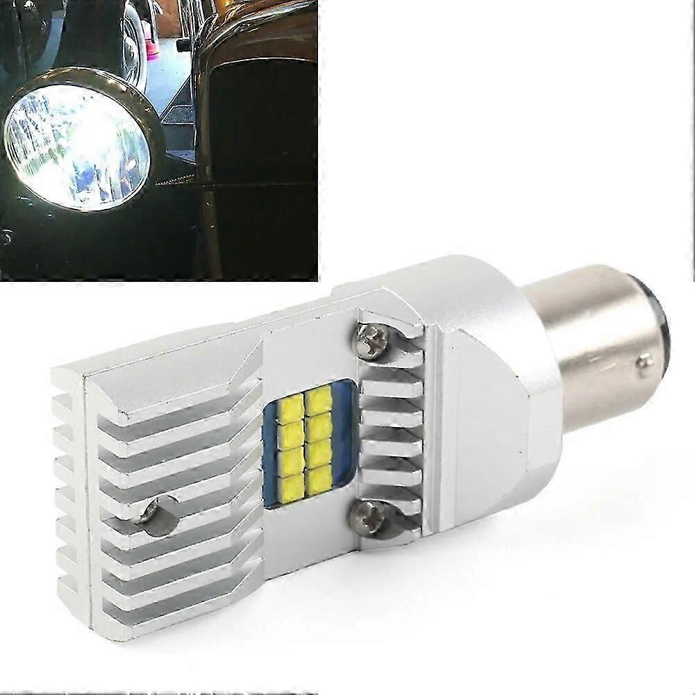 High quality1Pcs Car LED Headlight Head Lamp Bulb 6-Volt Or 12-Volt For Ford Model A Model T BA15D