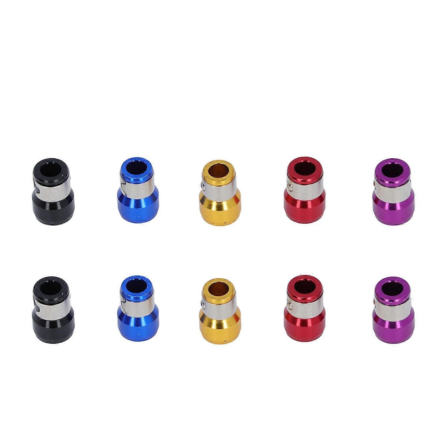 10 Pcs Magnetic Screw Ring 5 Colors Aluminum Alloy Screwdriver Magnetic Ring Holder for Installation