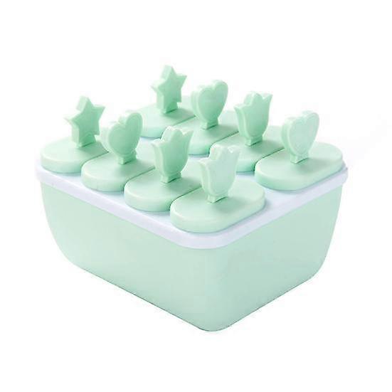6/8 Cells DIY Ice Cream Mold Square PP Square Round Ice Cube Mould for Home