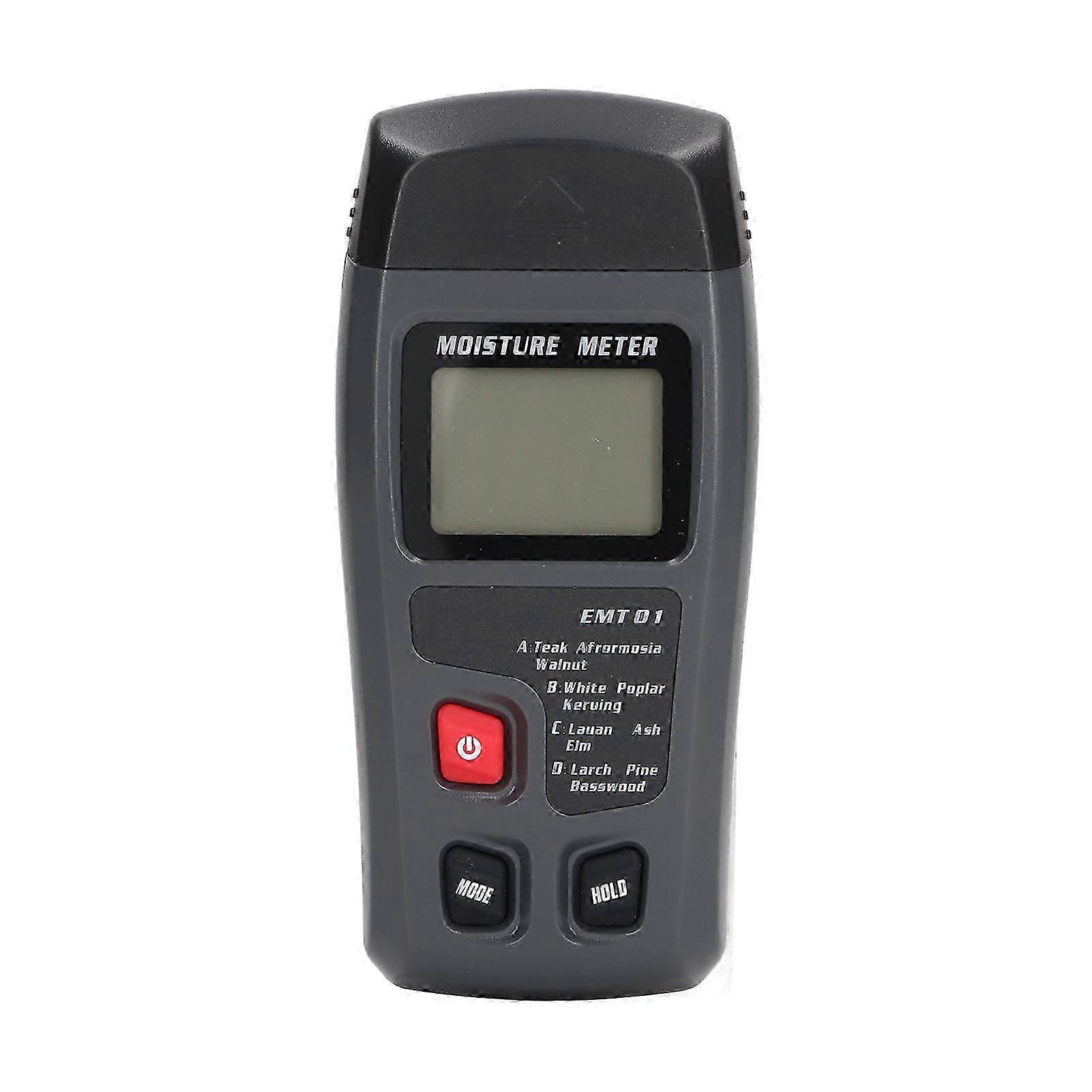 Digital Wood Moisture Tester Meter LCD Display Water Content Humidity Detector Needle Type