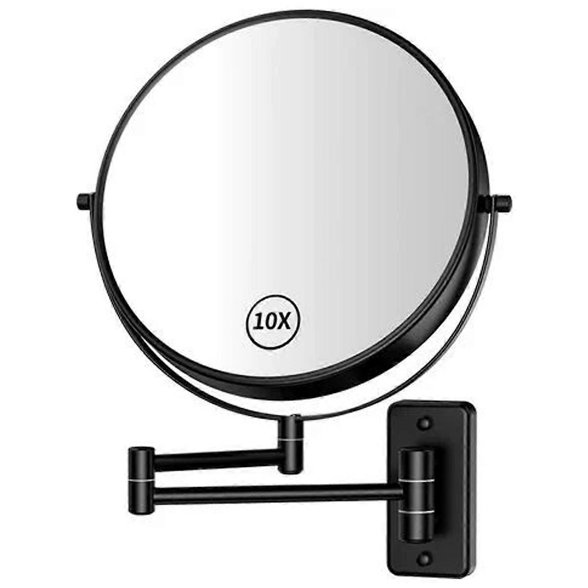 Wall Mounted Makeup Mirror, Dual Sided Magnification
