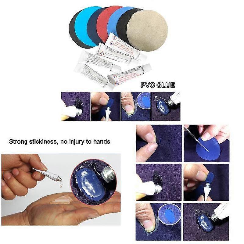 10PCS PVC Glue for Air Mattress Inflating Air Bed Boat Sofa Repair Kit Patches Glue
