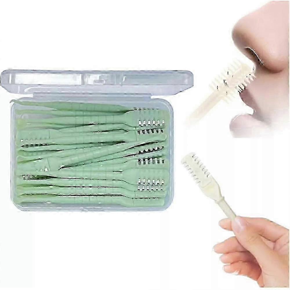 2024 Manual Double Sided Nose Hair Trimmer with Ear Spoon, 2-in-1