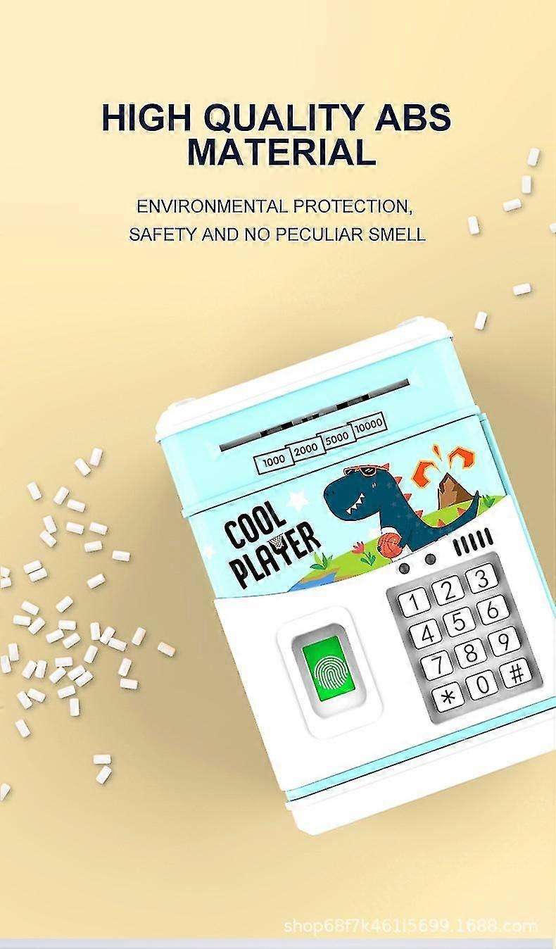 Simulation Fingerprint Induction Piggy Bank