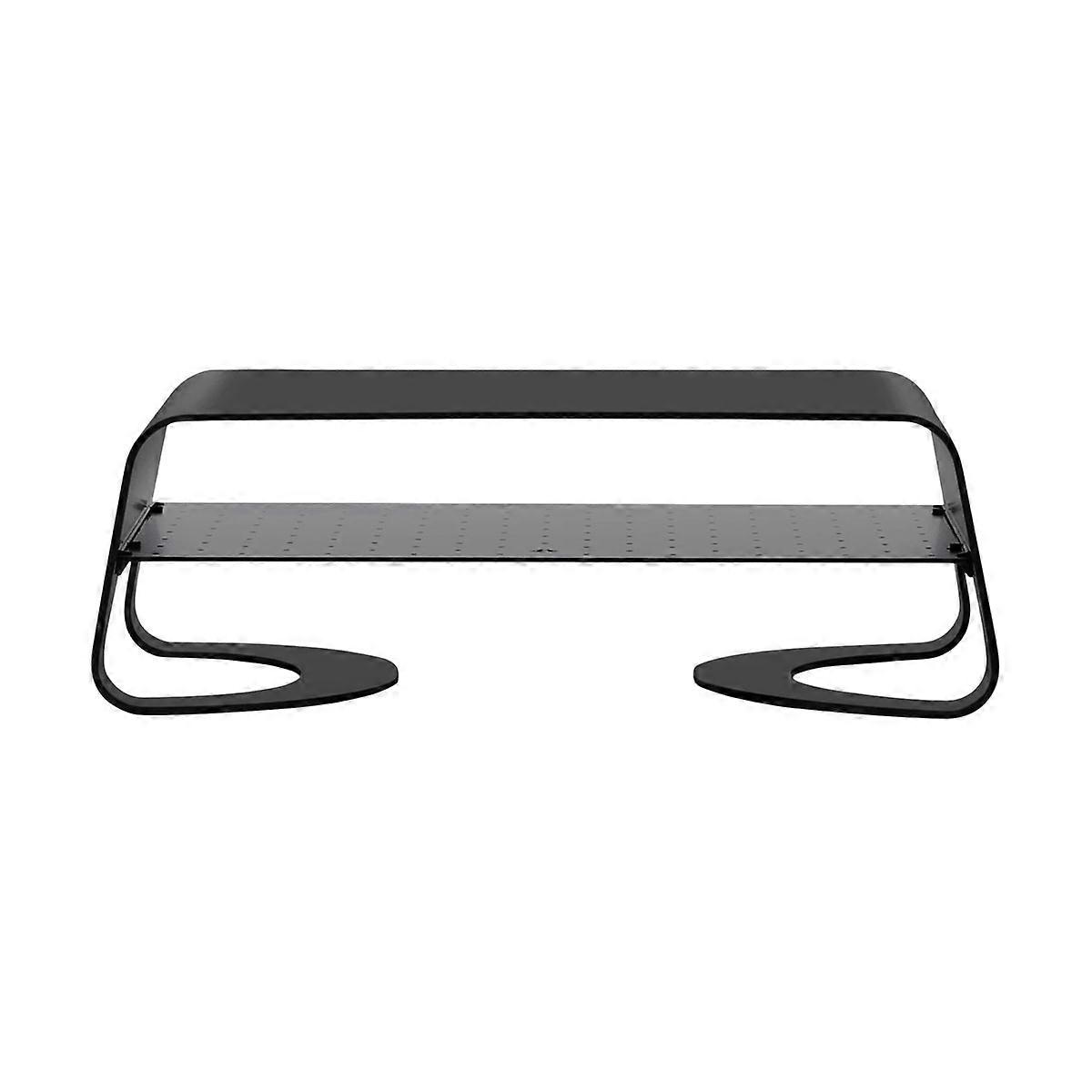 iMac Curve Riser Desktop Stand with Integrated Storage, Black