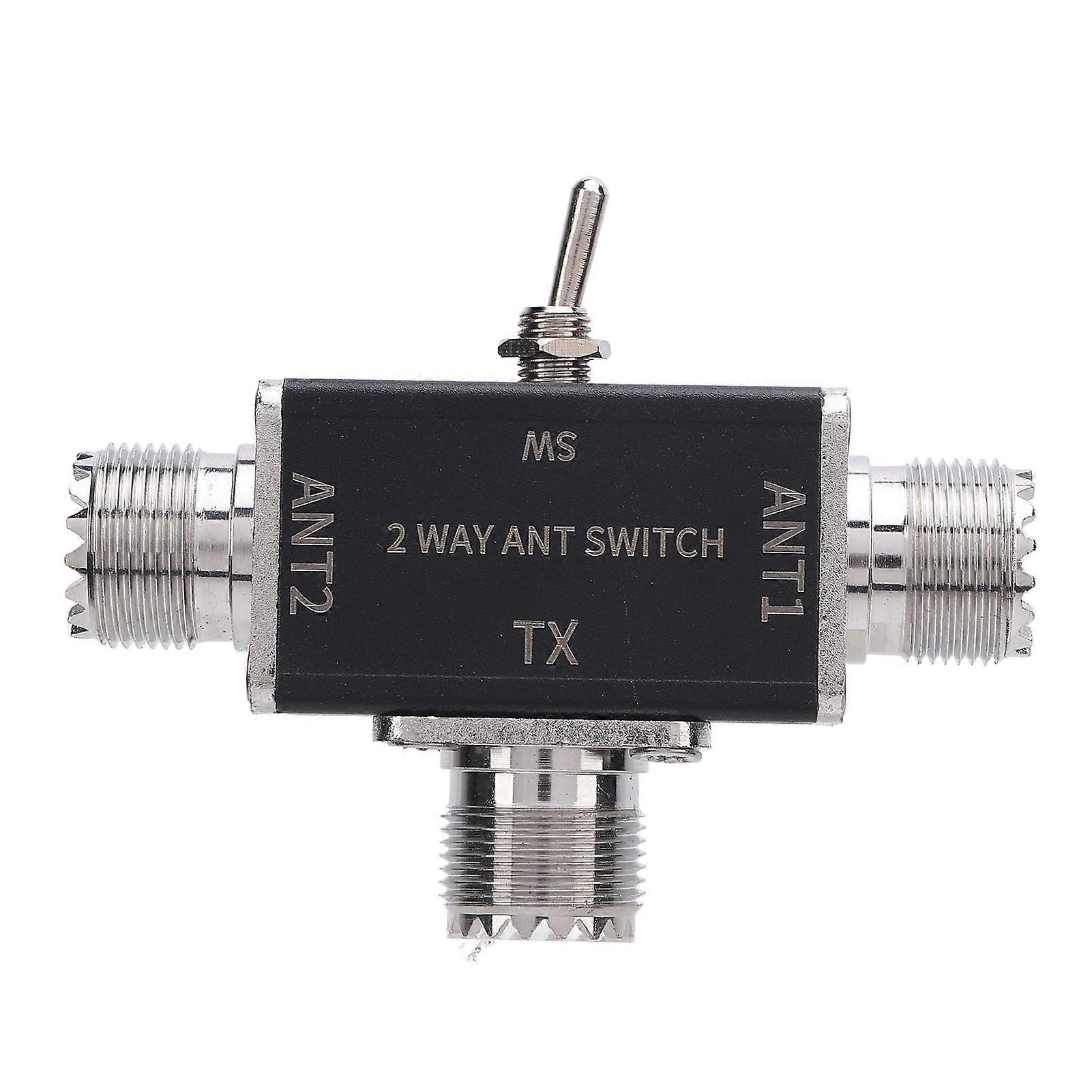 Antennae Switch 1 Input 2 Output 0-50MHz Frequency SO239 Interface 2 Way Manual Antennae Transfer Switch