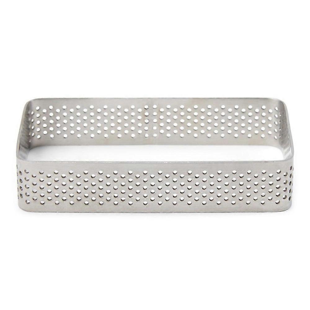 Patisse perforated rectangular baking ring 10x6cm P02165