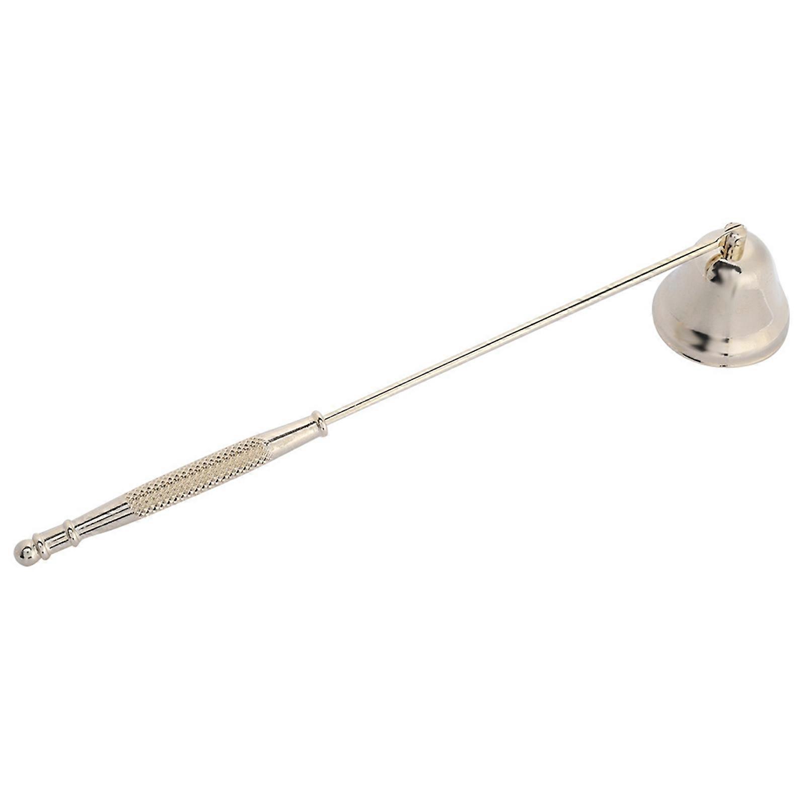 1 éteignoir à bougie en forme de cloche en acier inoxydable, outil manuel (doré)