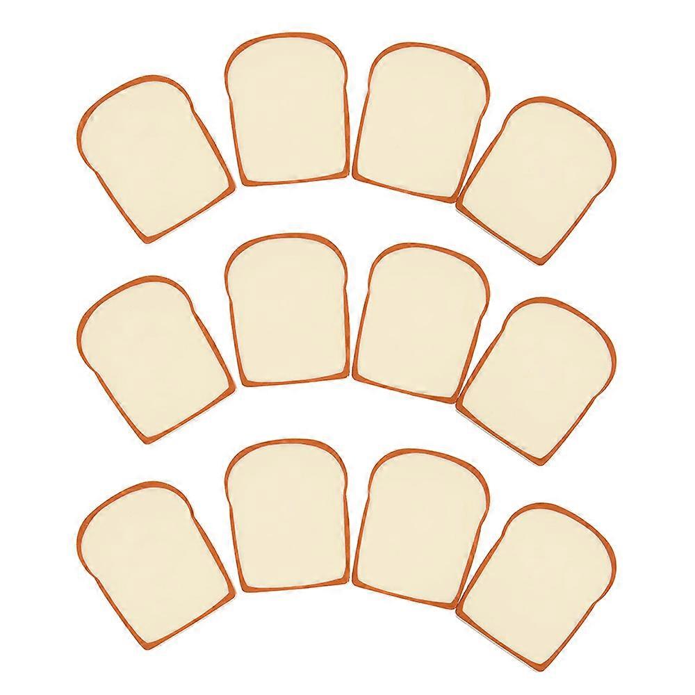 3pcs Creative Cartoon Toast Bread Eraser Student Modified eraser Large size eraser