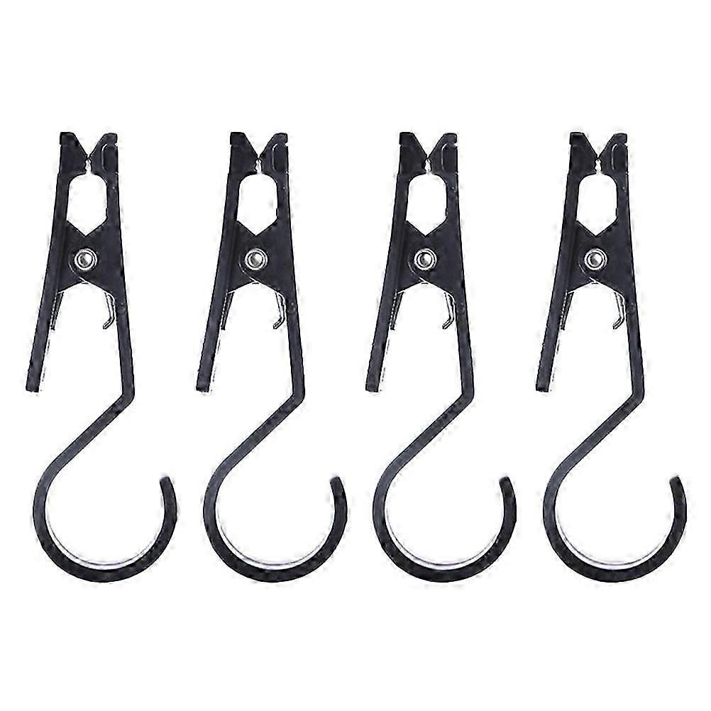 4 Pcs Tent Canopy Clip with Hook Clip Portable Anti-skid Multi-function Clip