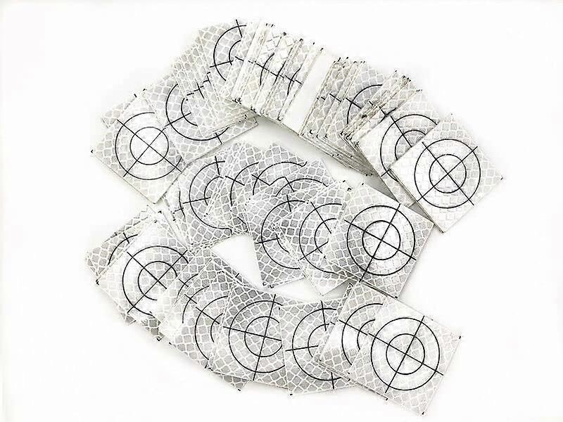 100PCS Reflector Sheet Tape 40X40MM Target