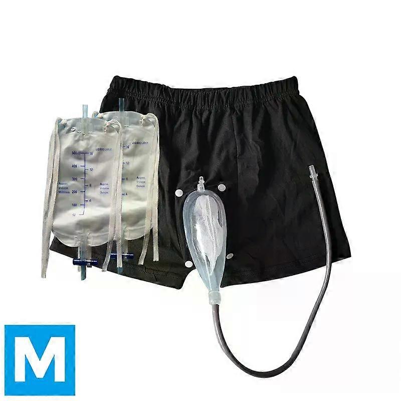 1 set inkontinensunderkläder med urinuppsamlare Anti-läckage inkontinens herrunderkläder