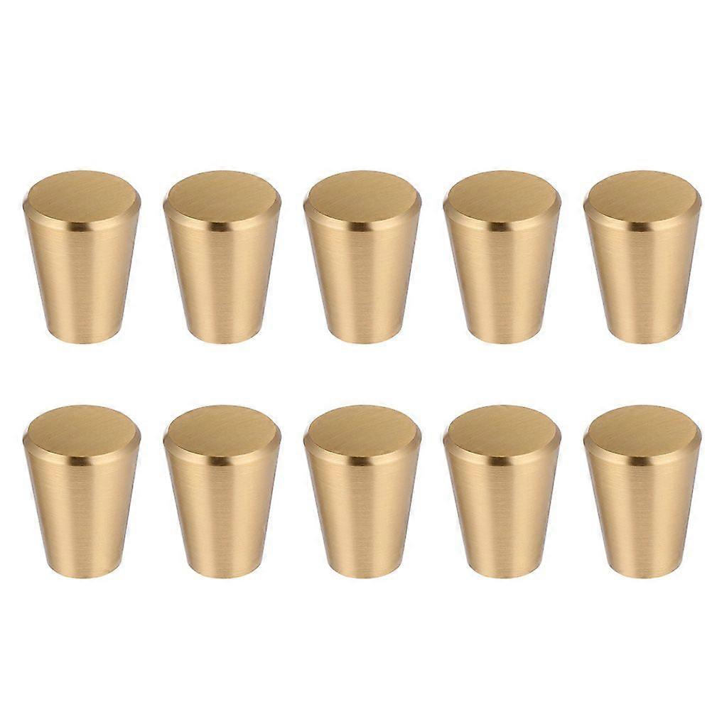 10Pcs Modern Style Cupboard Door Knobs Wardrobe Drawer Pull Handles Golden Knobs