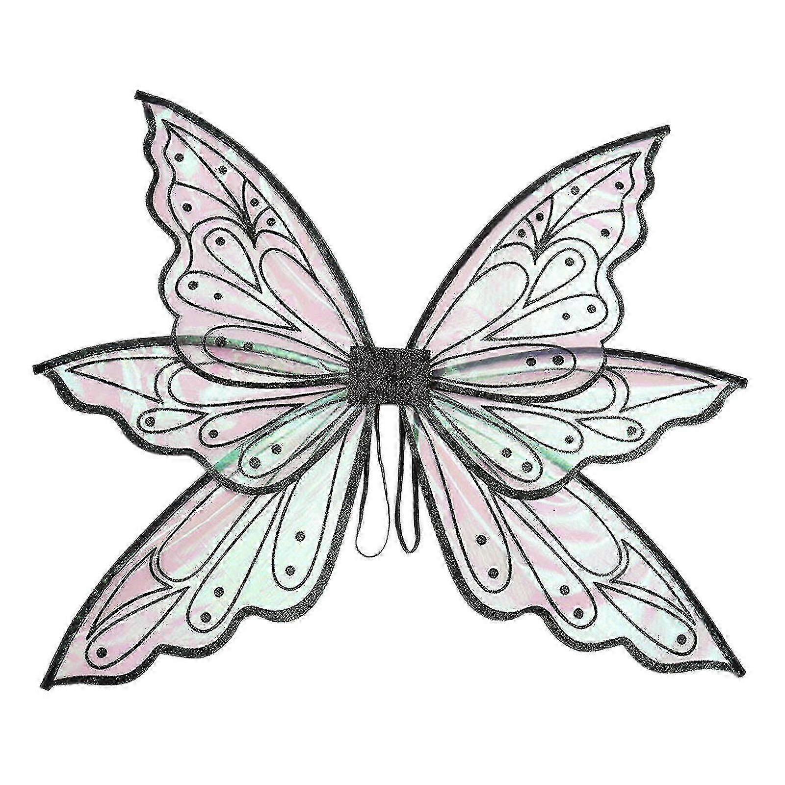 Tündér jelmez szárnyak nőknek csillogó pillangó Halloween Party