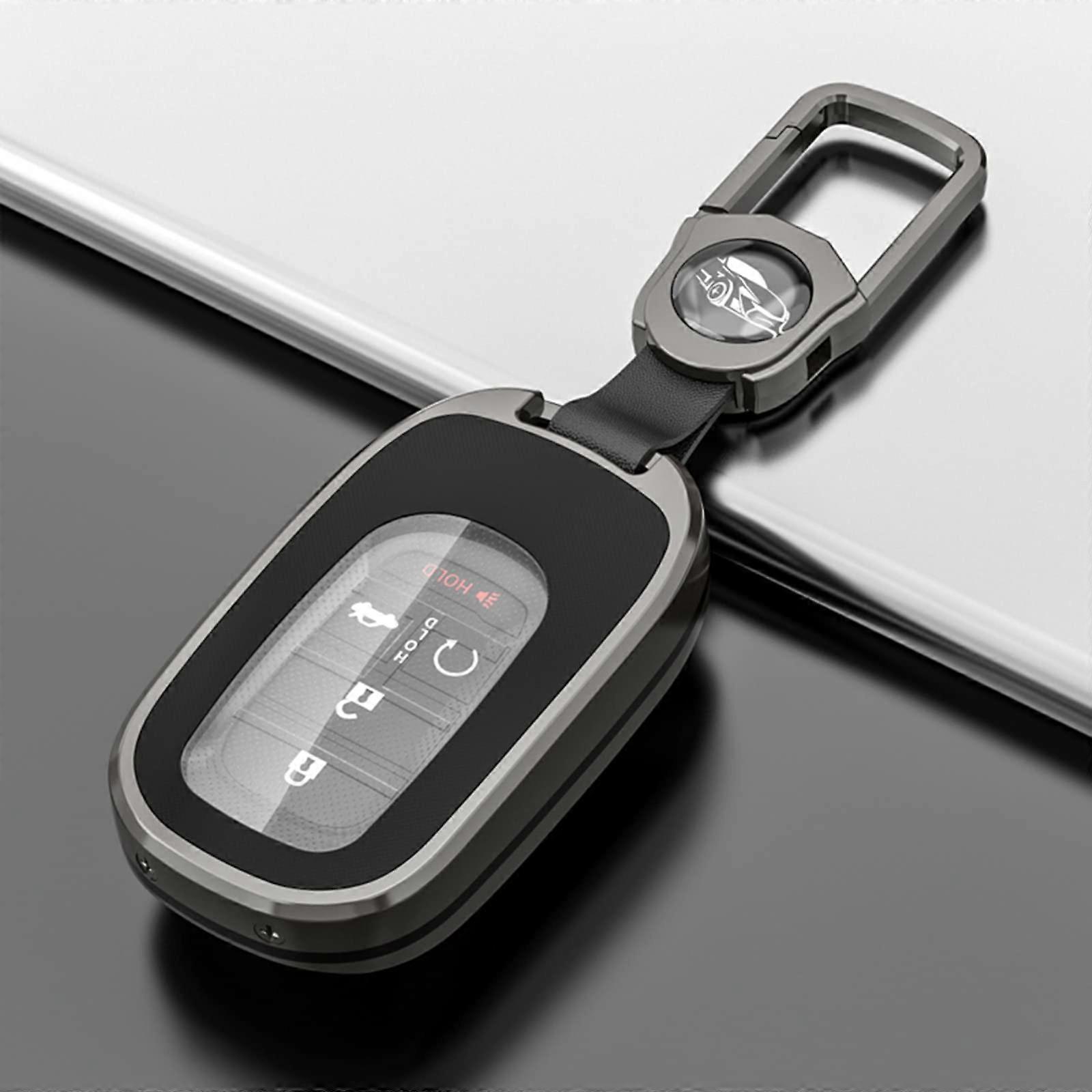 Key Fob Cover TZinc Alloy Key Fob Case For Honda Models Compatible With Civic Accord CR-V