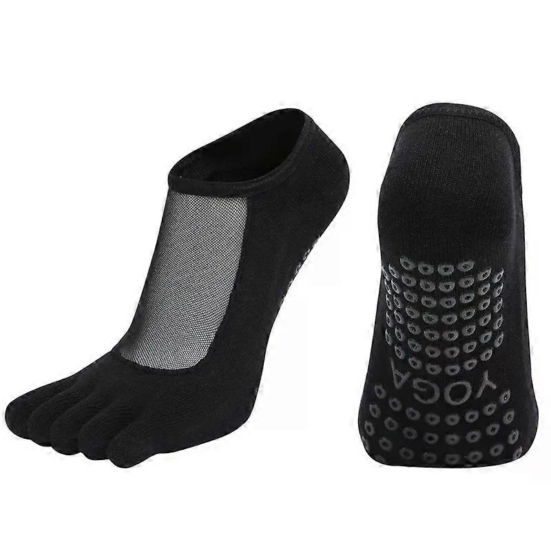 Yoga exercise socks Silicone No-show Five Toes Sock Sports Socks