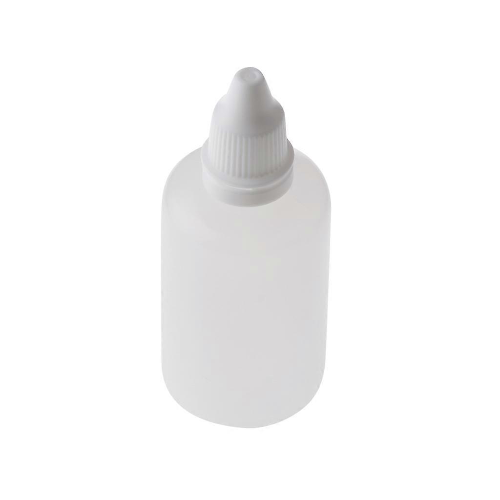 5PCS 50ml Empty Squeezable Plastic Dropper Bottles For ELiquid-ejuice