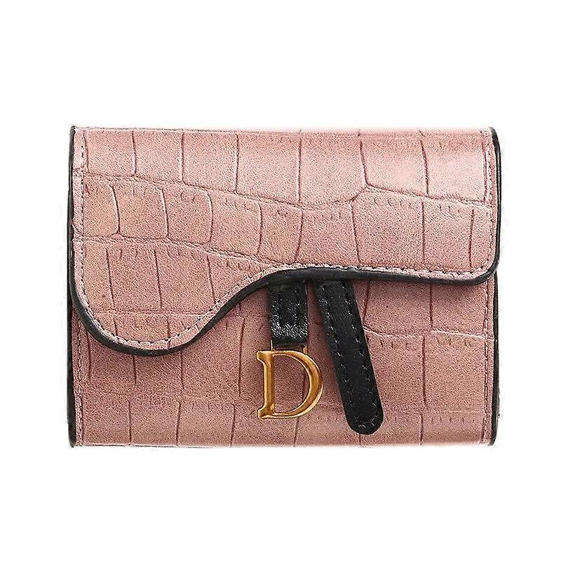 Womens Card Holder Mini Pu Leather Wallet