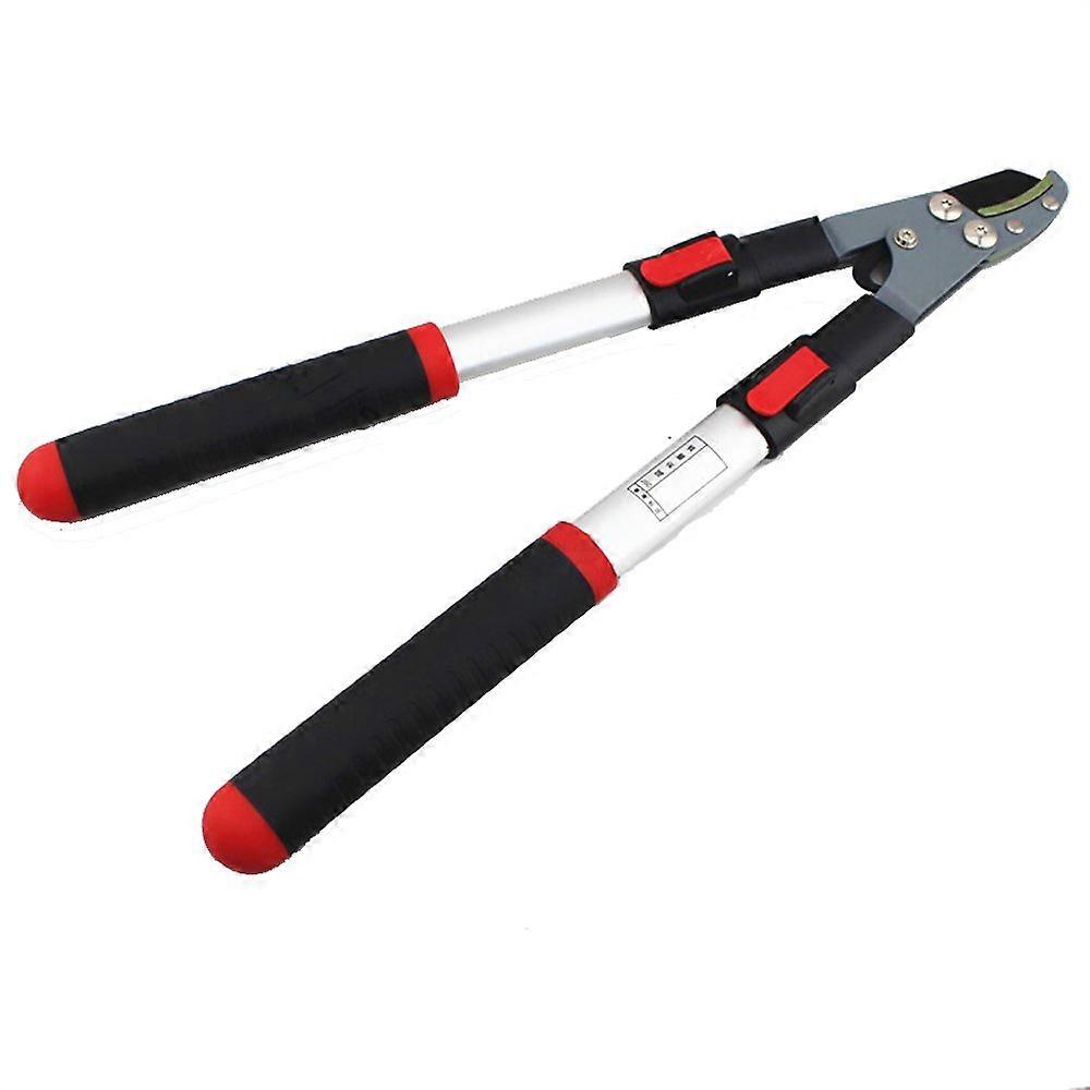 Curved Blade Garden Tool Bypass Hand Lopper with Extensible Aluminum Handles for Easy Pruning and Trimming