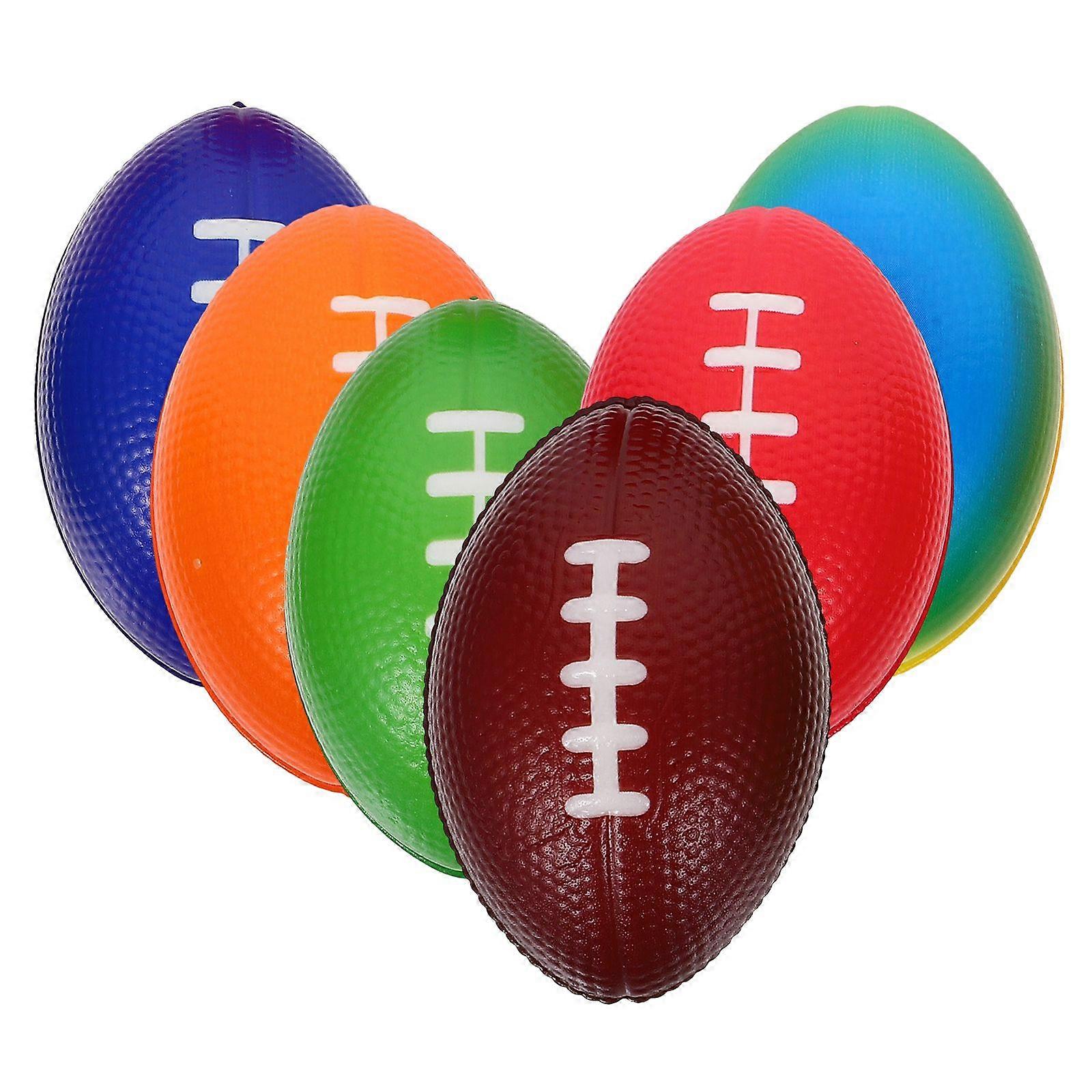 6pcs Rugby Football Party favorise le rugby football Goodie Bag Stuffers Mini Rugby Football