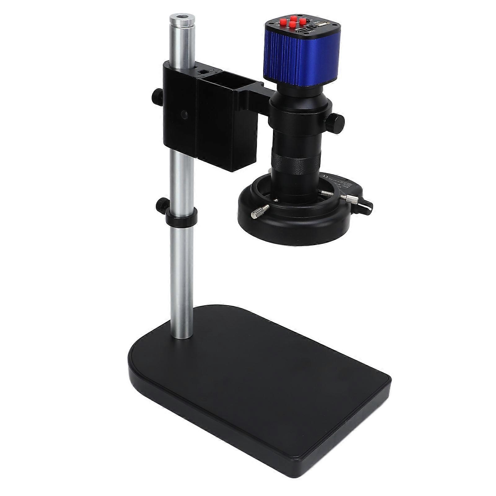 24MP USB2.0 4K Video Microscope Camera C Lens 10-150X US Plug