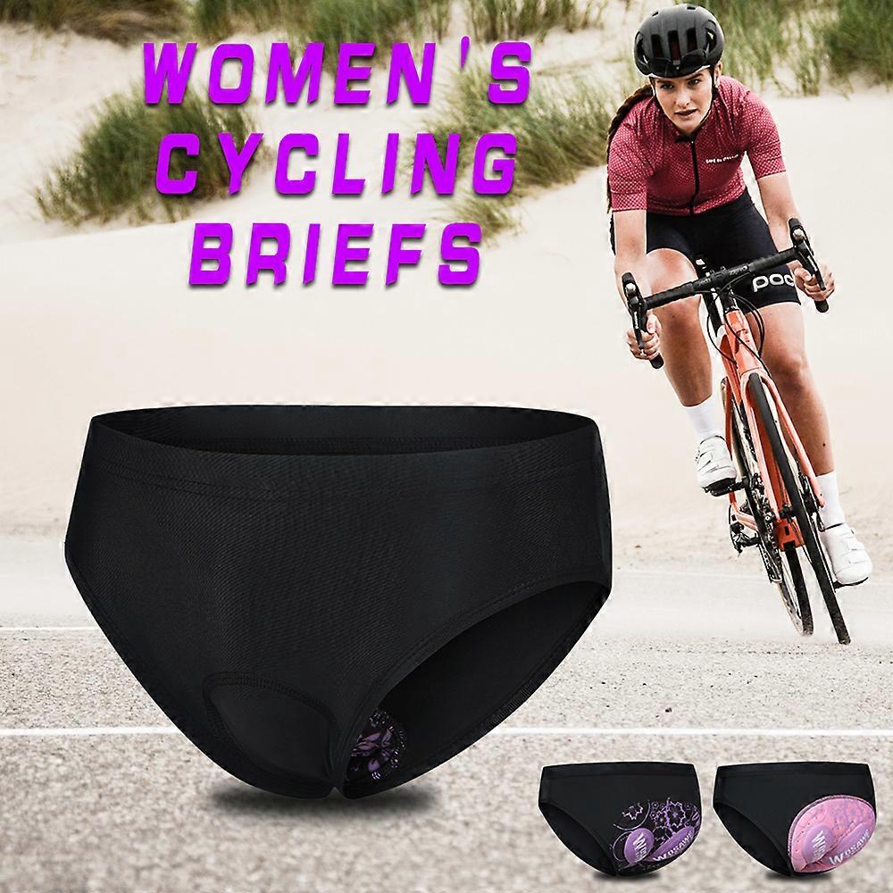 Women Cycle Underwear Gel Padded Bike Shorts MTB Bicycle Briefs Undershorts