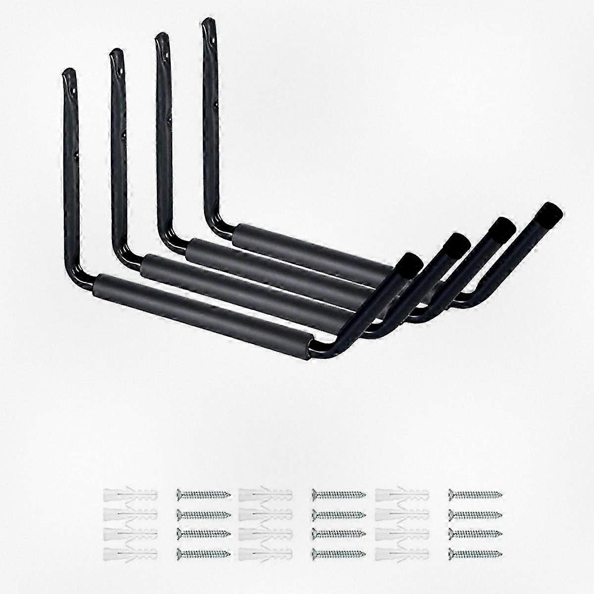 Folding Kayak Storage Hanger for Indoor Use, Wall Mount Canoe and Paddle Board Holder, Space Saving Ladder Hook