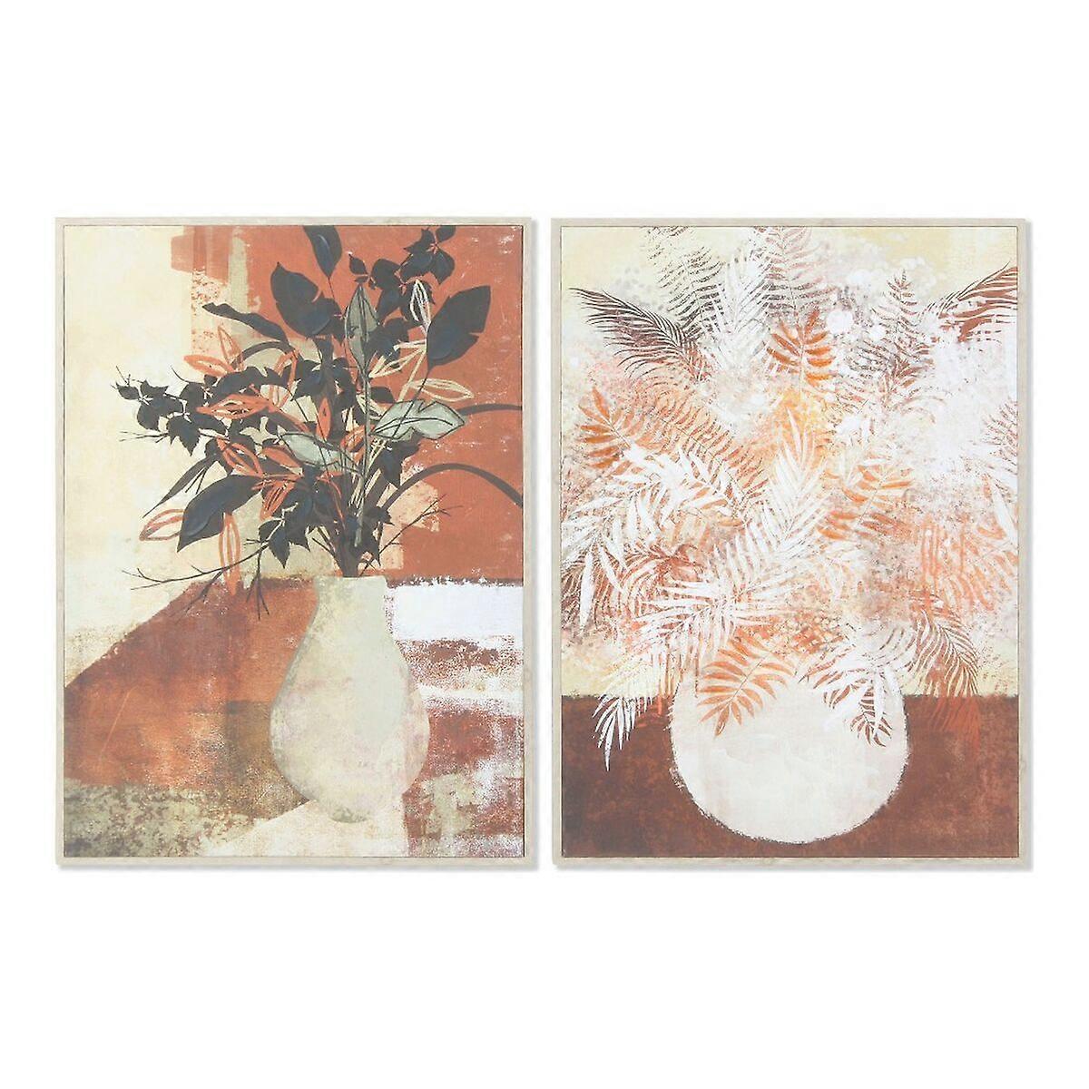 Canvas DKD Home Decor polystyrene canvas 52 x 2.7 x 72 cm