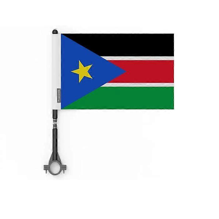 Flag - Bicycle - South Sudan - 14 x 21 cm - 50 pieces - Polyester