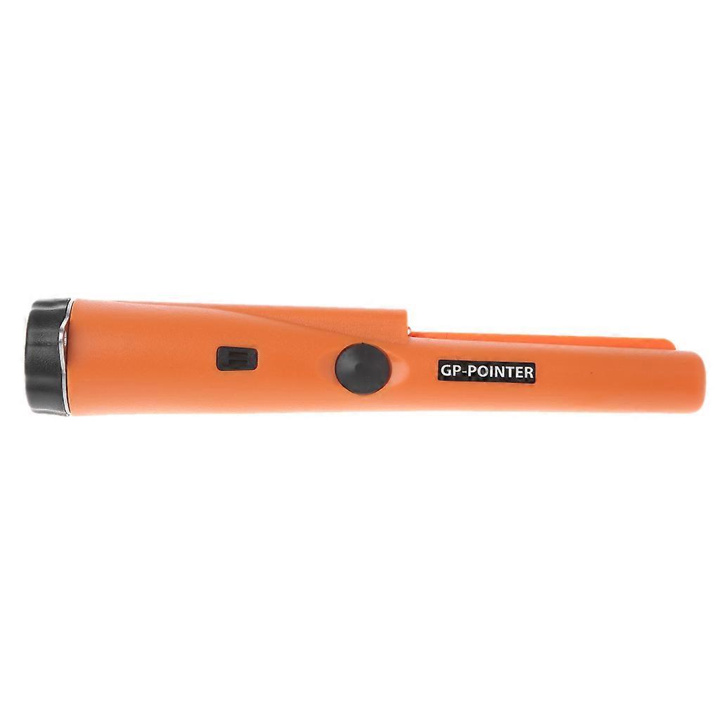 Metal Detector 360-Degree Pointer Pro Holster Pin Probe Handheld Waterproof LED Orange
