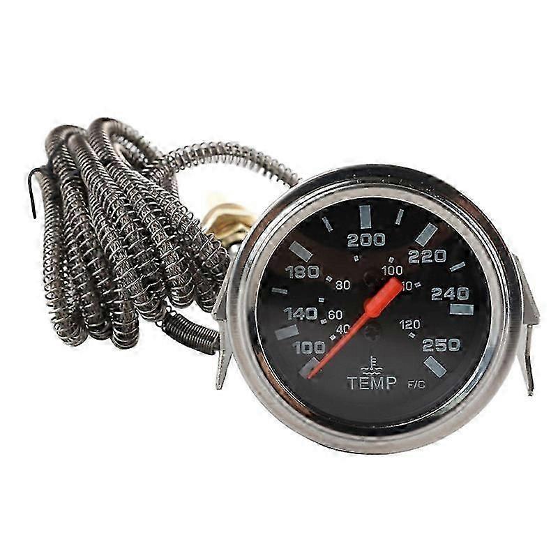 2" 52mm Elektrische Wassertemperatur Temperaturanzeige mit Sensor Boot Analog Digital Boris