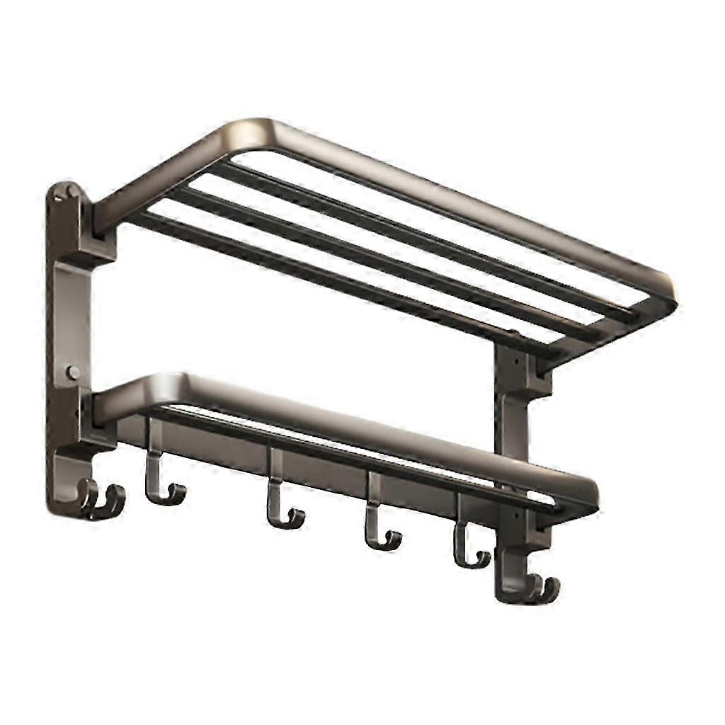 Opvouwbaar opbergrek voor handdoeken voor badhanddoeken, perfect voor hotels, keukens en badkamers