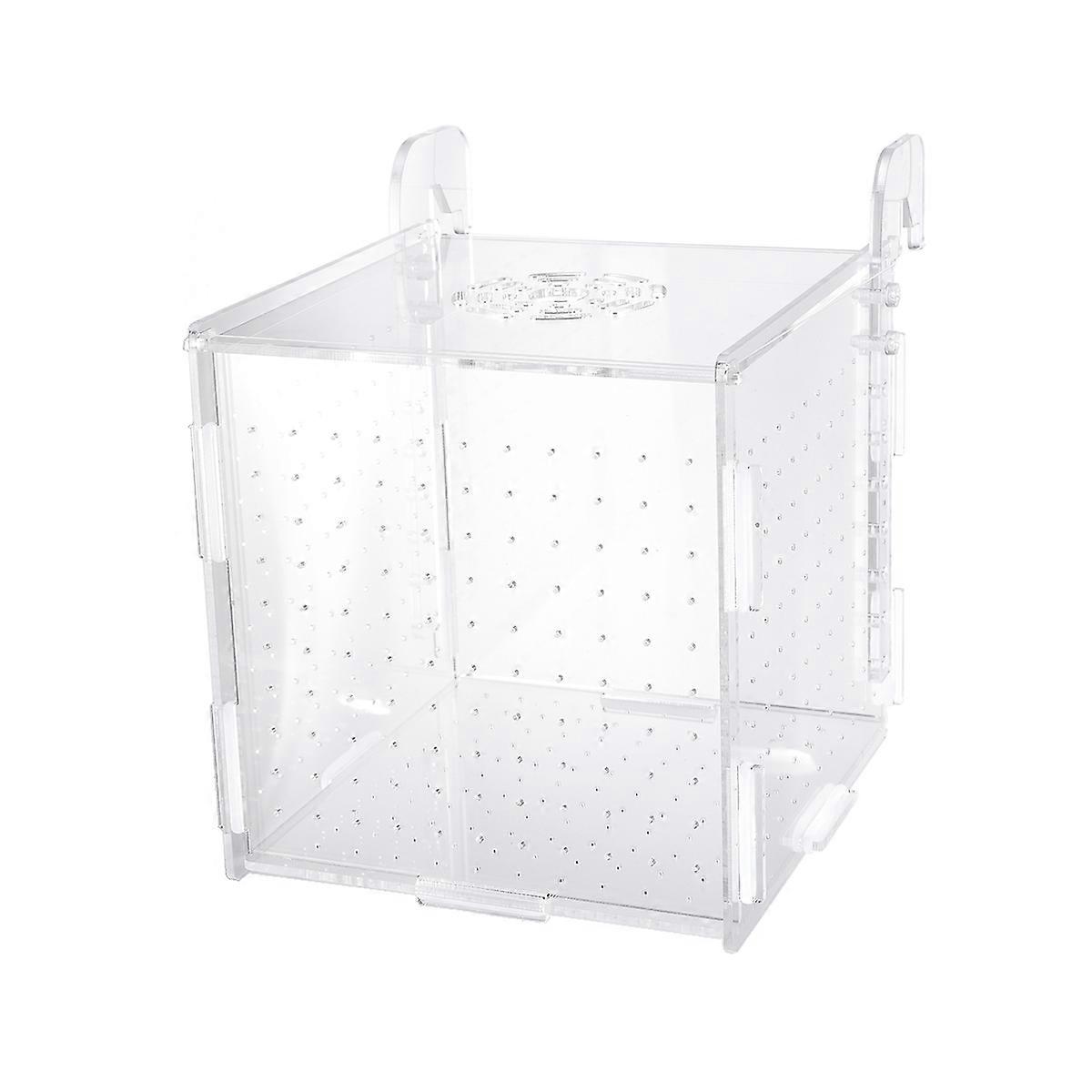 Protective Acclimation Box for Aquariums, Floating Cover Isolation for Breeding