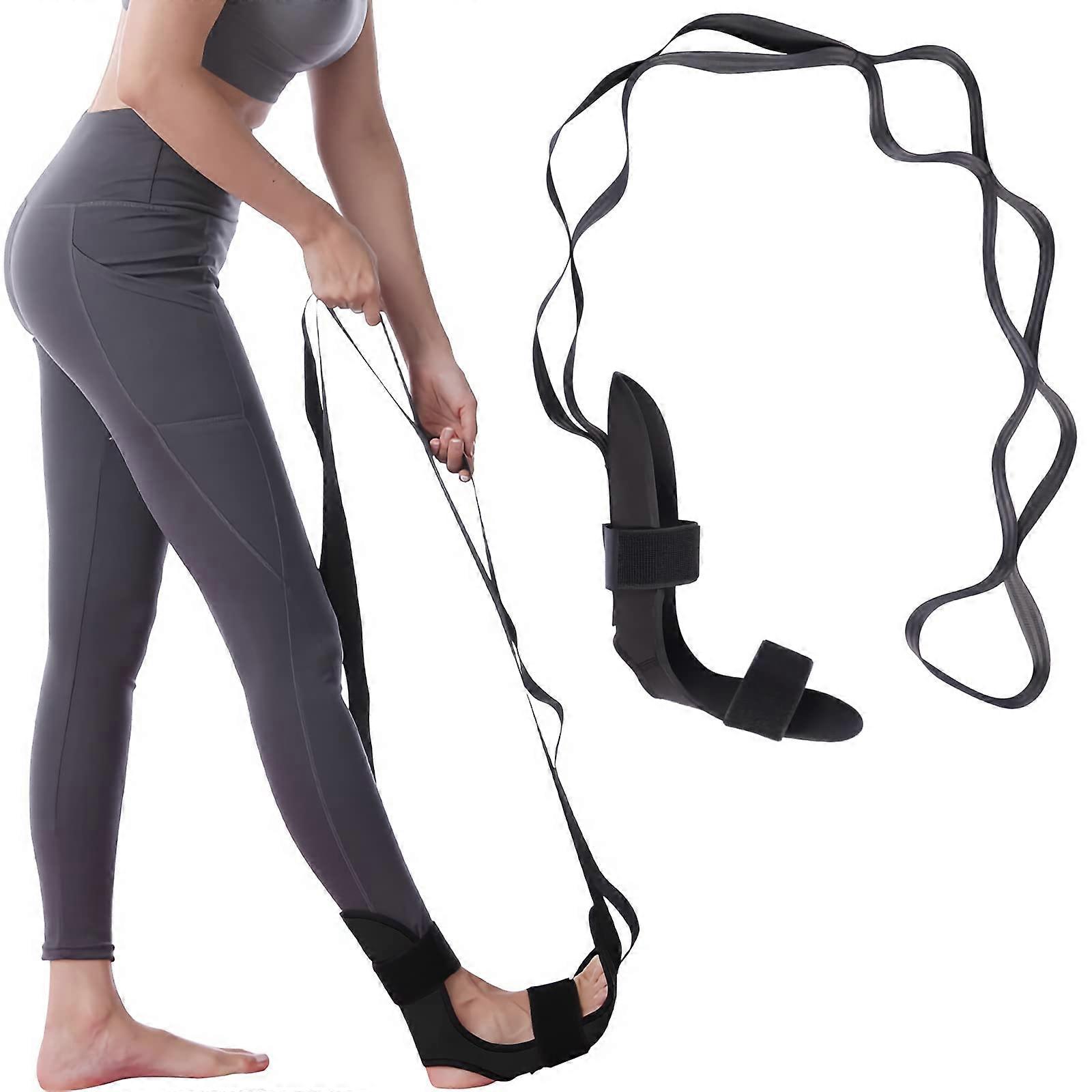 Yoga Stretching Strap, Leg Extender, Painless Band, Yoga Belt with Loops
