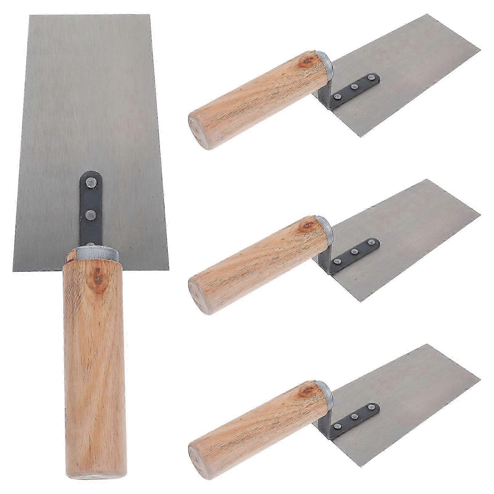 4pcs Construction Trowel Set for Finishing, Margin, and Paint Scraping Tools