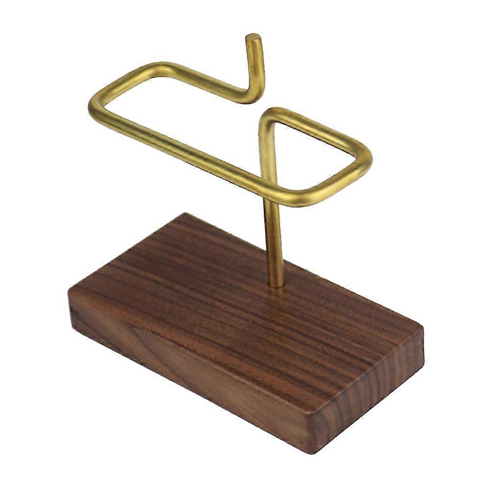 Brown Coffee Filter Holder Made of Synthetic Material for Coffee Practical and Portable with Geometric Design 7.5 x 4.5 x 3.2 inches