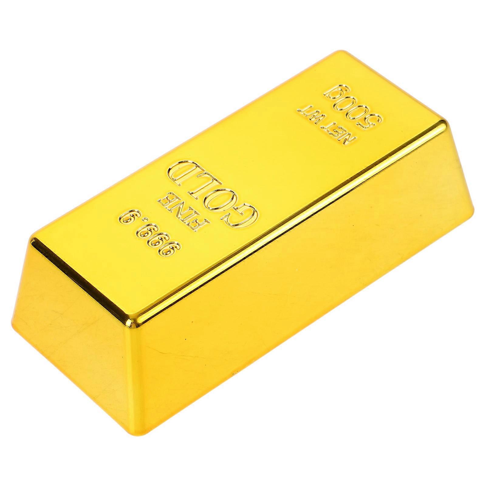 Simulation Gold Brick Abs Door Gaps Blocking Home Use Wedge Door Wedge 1Pcs