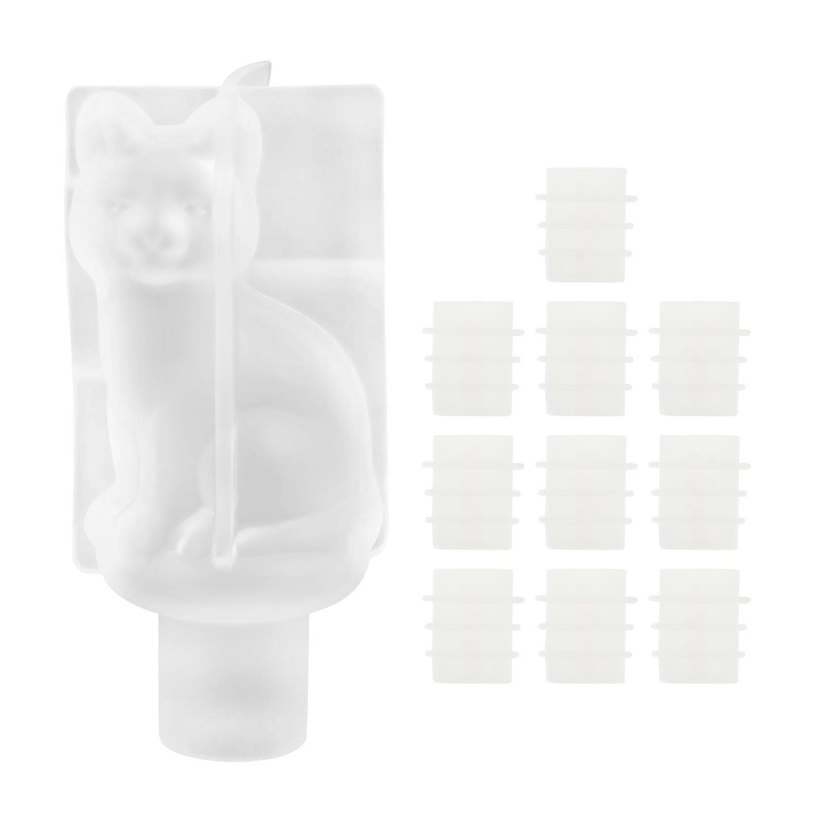 Cap Sealer Stoppers Silicone Molds Handmade Mold Projects 3.3X4.5X8.5CM 1Set