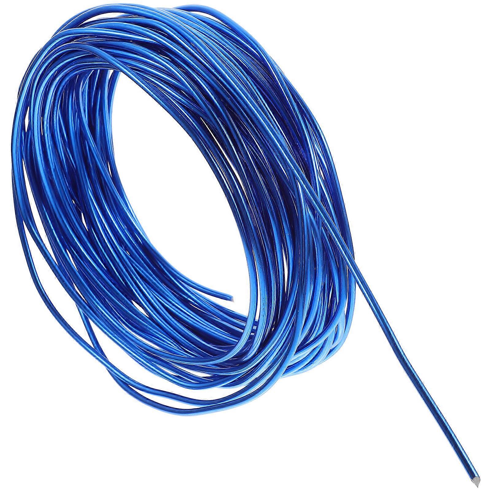 Aluminum Anodized Surface Sculpting Wire for Jewelry Making Supplies 3mm Diameter 15m Length Flexible Modelling Wires 1 Roll